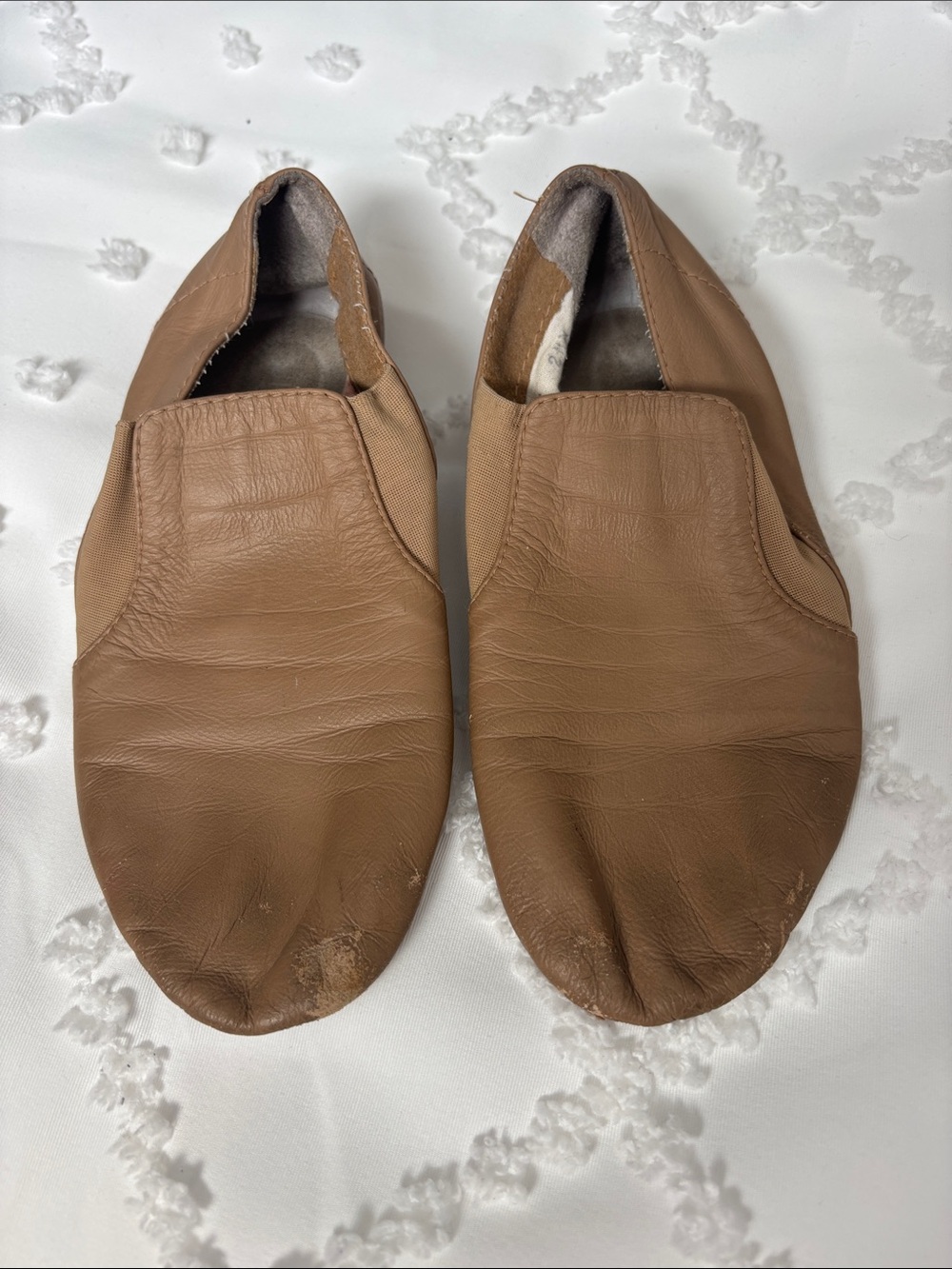 Bloch Kids Tan/Brown Leather Jazz Shoes